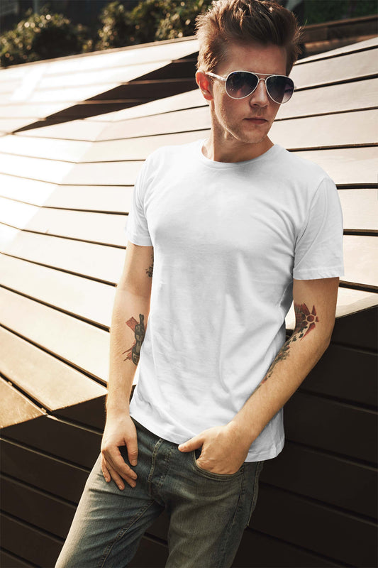 Polera Premium Sublimacion Blanca